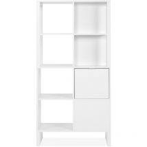 Calicosy - Sumatra20a Weißes, Beidseitig Offenes Sideboard