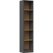 R50 Büroregal, 50 cm, Aktenschrank, Farbe Anthrazit, Artisan Eiche, für Zuhause, fürs Büro