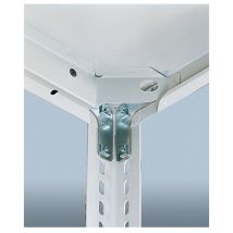 Zubehörpaket mit 8 Fixwinkel, 25 Schrauben M6 - Meta