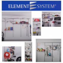 Regalsystem für Garage Modular Plus Basic Kit + Storage Set 1 + Storage Set 2