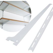 Regalsystem Weiß 1-reihig ohne Schiene 35 cm – elegantes und funktionales Aufbewahrungssystem