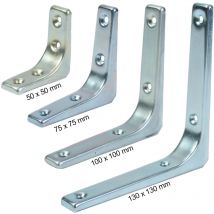 Regalwinkel verzinkt 100 x 100 mm