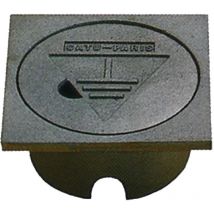 Forsond - Regard de visite en plastique avec couvercle clipsable 4 passages de câbles rpp