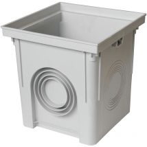Regard polypropylène 300 x 300 mm - Gris First Plast