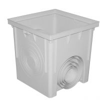 First Plast - Regard polypropylène 400 x 400 mm - Gris