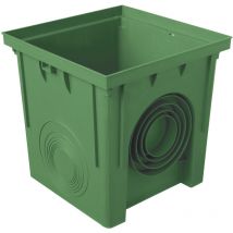 First Plast - Regard polypropylène 400 x 400 mm - Vert