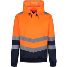Regatta - 188 80 Overhead Hoodie Orange Xl High Viz Hi Vis Hoody Trf663 188 80