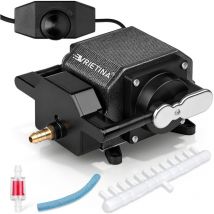 Regelbare 40 Watt Luftpumpe 45kpa Mit Dual-kanal-kupfermotor, Aluminiumgehäuse, Leistungsstark Teichbelüfter, Maximaler Teichinhalt 72 M3, 4800l/h, 