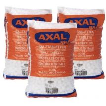 Axal - Regeneriersalz 3 x 25 kg Salztabletten für Enthärtungsanlagen