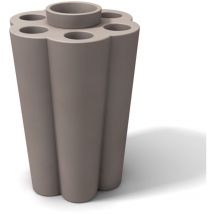 Regenschirmständer rund mit Wasserauffangschale modern taupe mod. Lulet