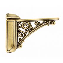 Metal Style - Support d'étagère art.42430 77x125 mm valence or