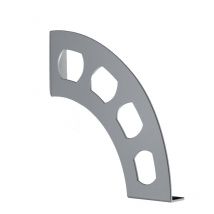 Reggimensola Boomerang V.Argento cm.18X19