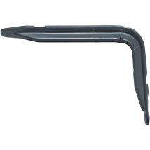 Samit - reggimensola nervata alluminio grigia 11x15 cm