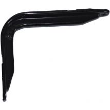 Reggimensola Nervata Alluminio Nero 11x15 Cm