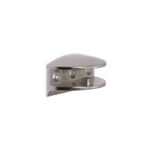 Reggimensola per vetro – Spessore massimo 10 mm – Materiale zama pressofusa – Finitura cromo lucido
