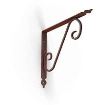 Reggimensola martellata 'toscania' cm 33 x 28 nero mart. - port.50 kg