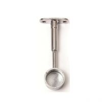 Reggitubo tondo mm. 25 chiuso cromato