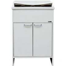 Mobile lavatoio per esterno 60X50 Regina con Vasca in pp