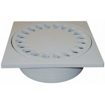 SS250 - Piastra per sifone da pavimento, 250 mm, ø 100 x h 85 mm - Regiplast