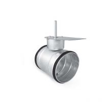 Registre d'équilibrage galva à joints volet partiel motorisable 224 mm - REVPAM224 - REGGALVPAM224 Econoname REGGALVPAM224
