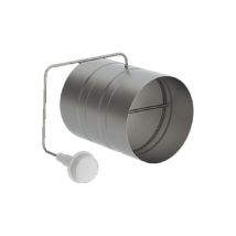 Econoname - Registre avec commande par câble diam 125mm - rfcc - RFCC125 RFCC125