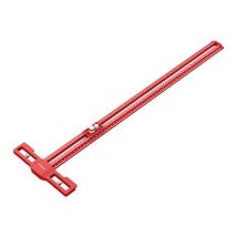 Maerex - Regla de marcado en forma de t, herramienta multifunción para trabajar la madera, regla de 600 mm