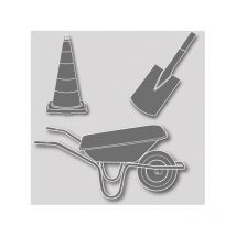 Anrotec - Regla trapezoidal de aluminio 97 x 18 mm - 1.5 m