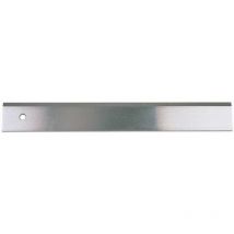 Règle de mesure en acier polie sans graduation avec bord biseauté norme d'usine 800x40x5 mm mib WPLS800