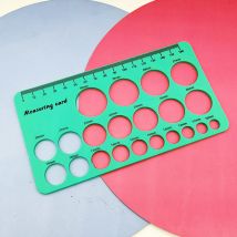 Règle de mamelon, outil de mesure de la taille du clip de mamelon en silicone souple pince à mamelon outil de mesure de la taille du tire-lait pour