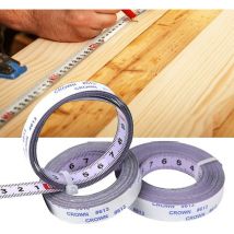 Règle de mesure inversée auto-adhésive 1/2/3/4/5/6 m, ruban à mesurer en acier inoxydable pour tables de scie (taille : 3)