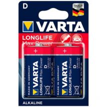 2 Piles LongLife varta LR20 Max Power Alcaline