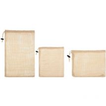 3 sacs de conservation en coton - 5five