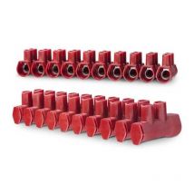 Regleta de conexión de cable con cubierta protectora Serie pro de Tekox 16mm