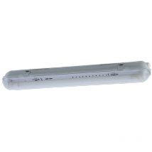 Regleta estanca electrificada 1 tubo 60CM IP65