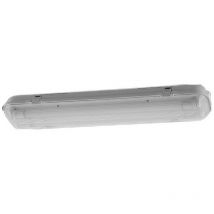 Regleta estanca electrificada 2 tubos 60CM IP65