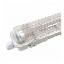 Delitech - Réglette/Boitier étanche pour Tube T8 led - Simple - 1585mm - IP65 - nova