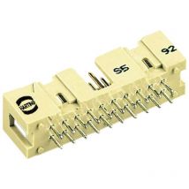 Harting 09185066324 Connecteur mâle Nombre total de pôles 6 Nbr de rangées 2 1 pc(s) D15100