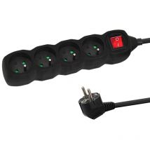 Esperanza - elk212k power strip 4gn/1,5m black