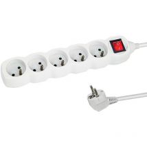 Esperanza - elk214w power strip 5gn/1,5m white