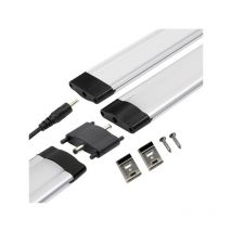 Ohm-easy - Réglette led alu 0m30 39 led smd blanc neutre cache diffusant