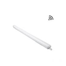 Aluson - Réglette led étanche avec Détecteur 150cm 55W IP65 - 120 deg - Blanc chaud - 3000K