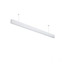 Optonica - Réglette led Fine Blanche Suspendue 50W UGR19 Linkable 1200mm Blanc Naturel 4000K