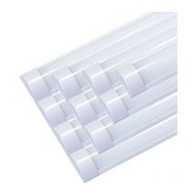 Silamp - Réglette led 60cm 24W (Pack de 10) - Blanc Froid 6000K - 8000K