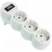 Nimo - MEL-050 blanc schuko 3-POKE interrected wiring plug MEL-050 Blanc
