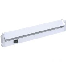 Réglette orientable 6W aluminium avec interrupteur 400 lumens