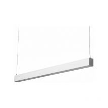 Silamp - Réglette Suspendue led Large 120cm 35W Blanc - Blanc Neutre 4000K - 5500K