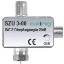 Axitronic Regolatore di attenuazione SAT – Colore Argento – Connettore F – Alta schermatura – 6020028