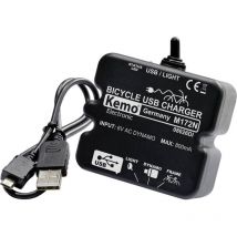 M-172N - usb Caricabatterie per bicicletta Nero - Kemo