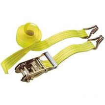 Cinghia con ganci a j e cricchetto colore giallo
