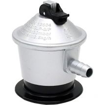 Com Gas 200072J Regulador Gas butano, Plata y Negro, 7.00x7.00x10.00 cm